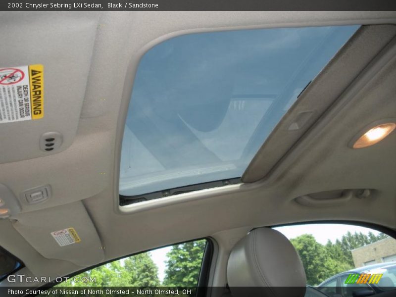 Black / Sandstone 2002 Chrysler Sebring LXi Sedan