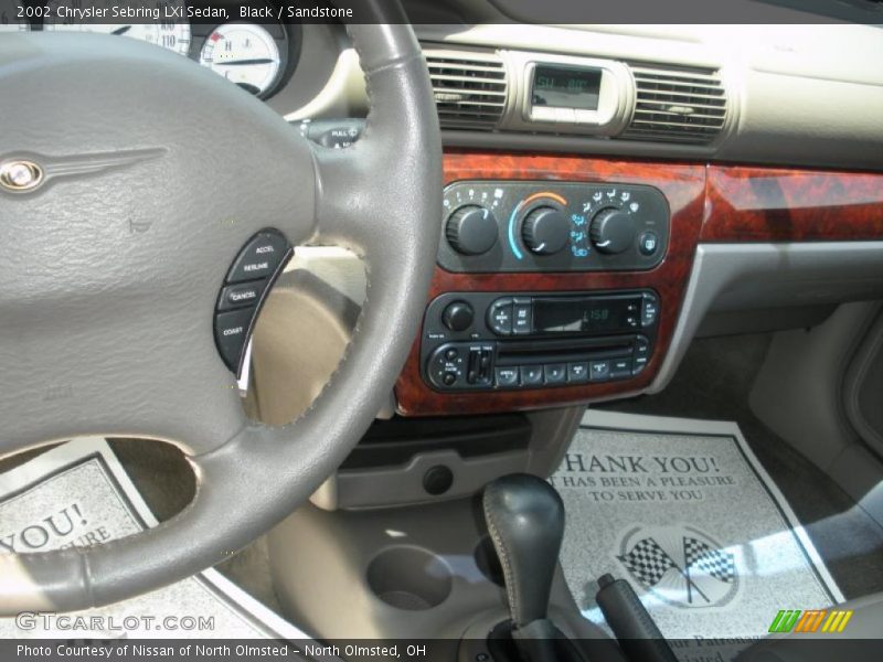 Black / Sandstone 2002 Chrysler Sebring LXi Sedan