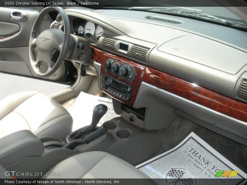 Black / Sandstone 2002 Chrysler Sebring LXi Sedan
