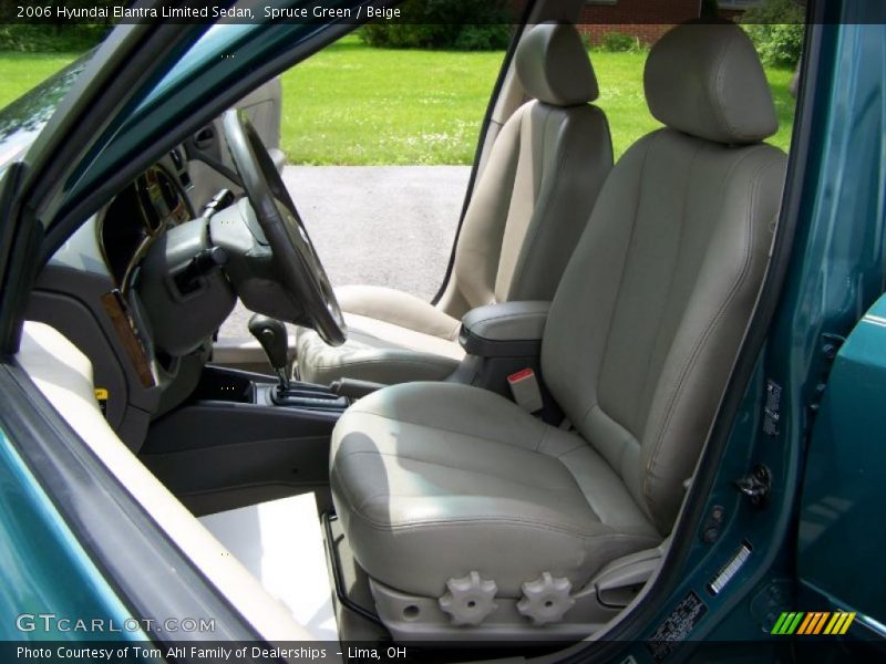 Spruce Green / Beige 2006 Hyundai Elantra Limited Sedan