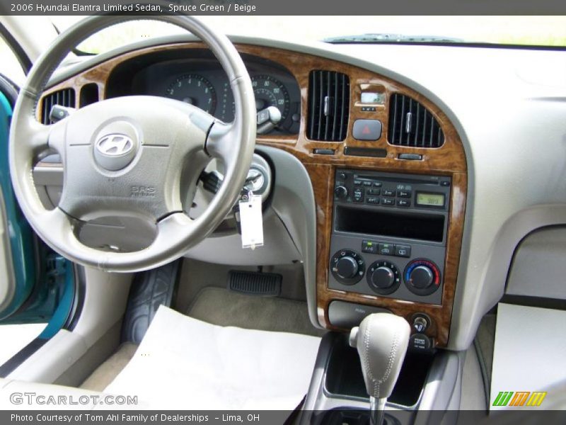 Spruce Green / Beige 2006 Hyundai Elantra Limited Sedan