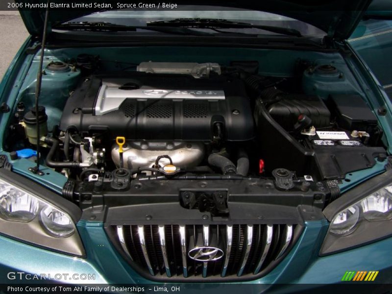 Spruce Green / Beige 2006 Hyundai Elantra Limited Sedan