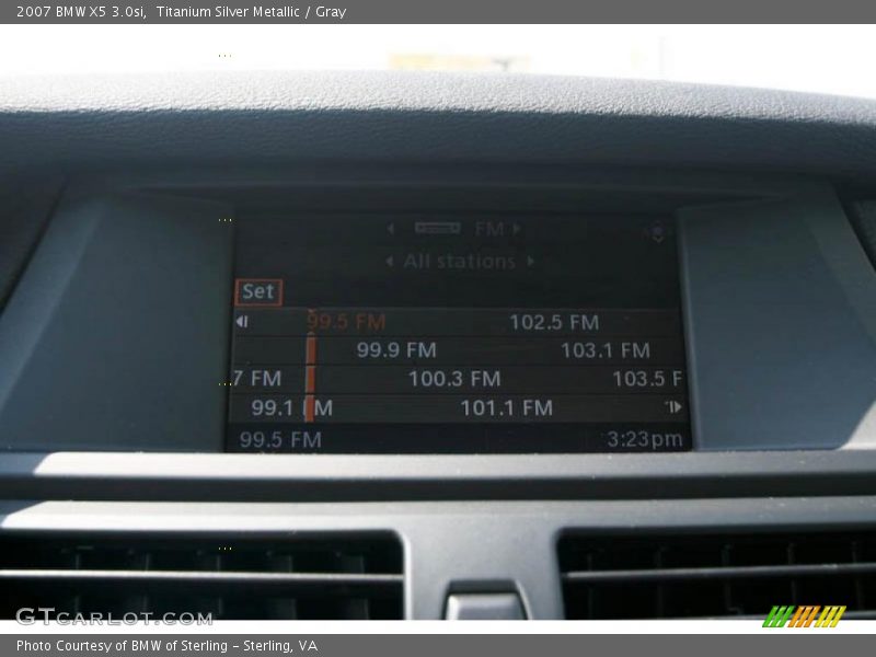 Titanium Silver Metallic / Gray 2007 BMW X5 3.0si
