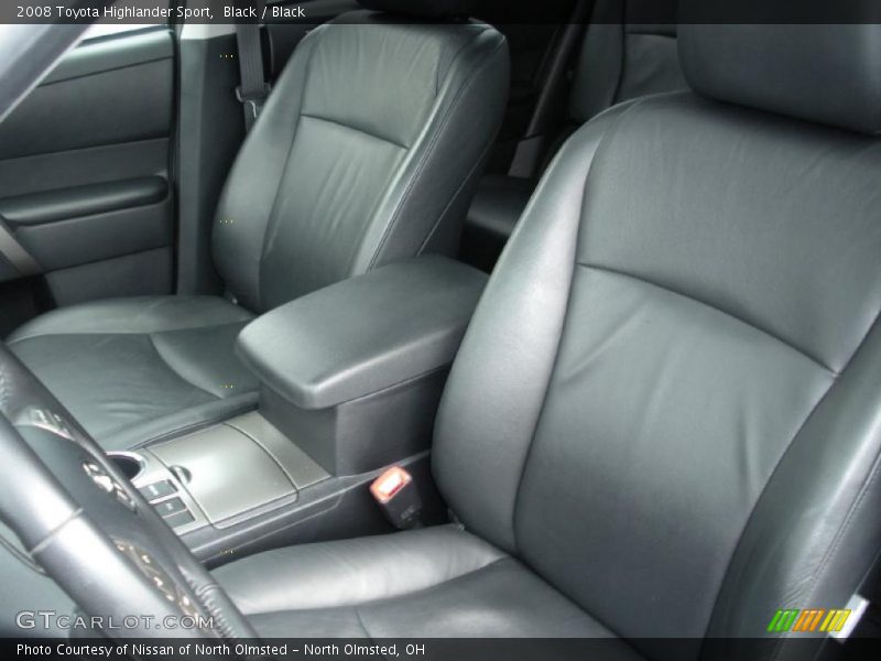 Black / Black 2008 Toyota Highlander Sport