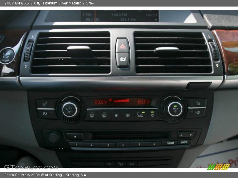 Titanium Silver Metallic / Gray 2007 BMW X5 3.0si