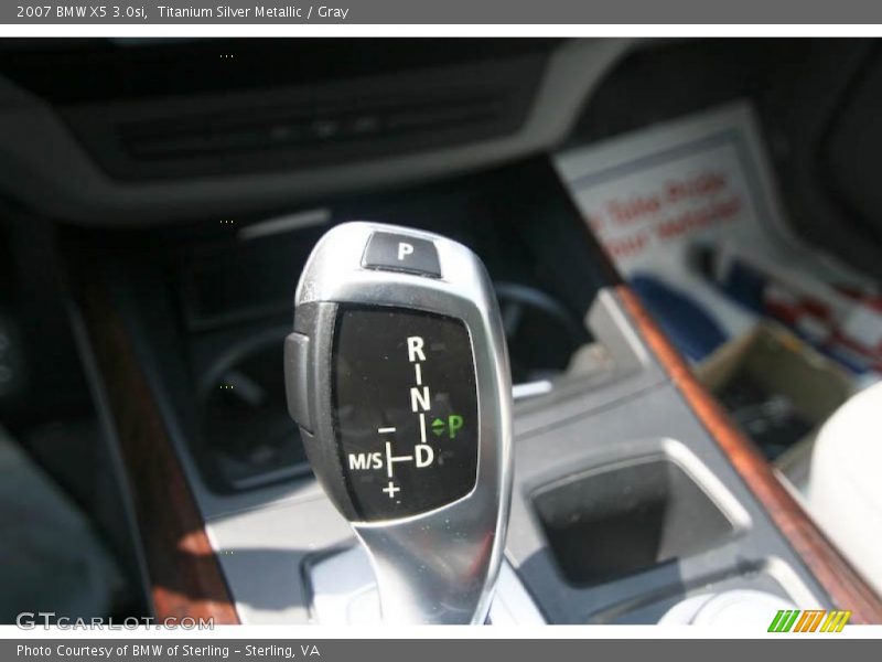 Titanium Silver Metallic / Gray 2007 BMW X5 3.0si