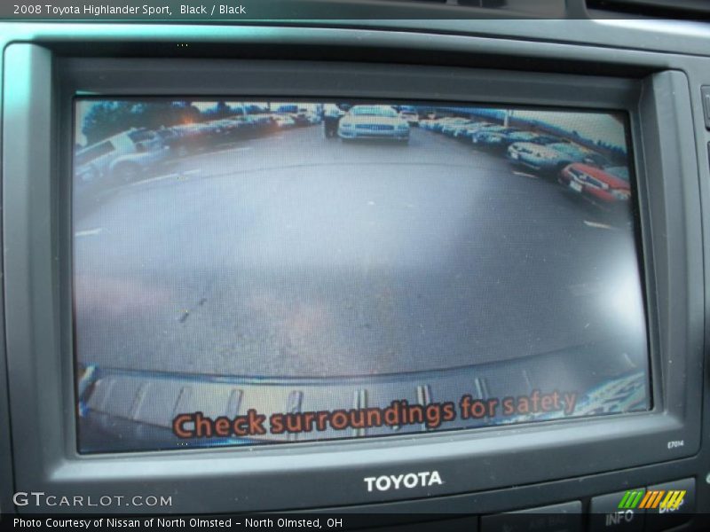 Black / Black 2008 Toyota Highlander Sport