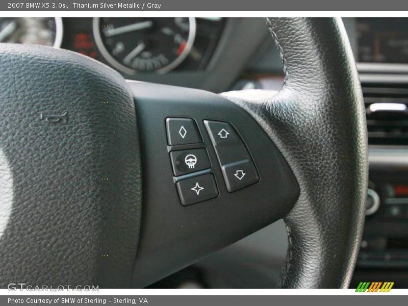 Titanium Silver Metallic / Gray 2007 BMW X5 3.0si
