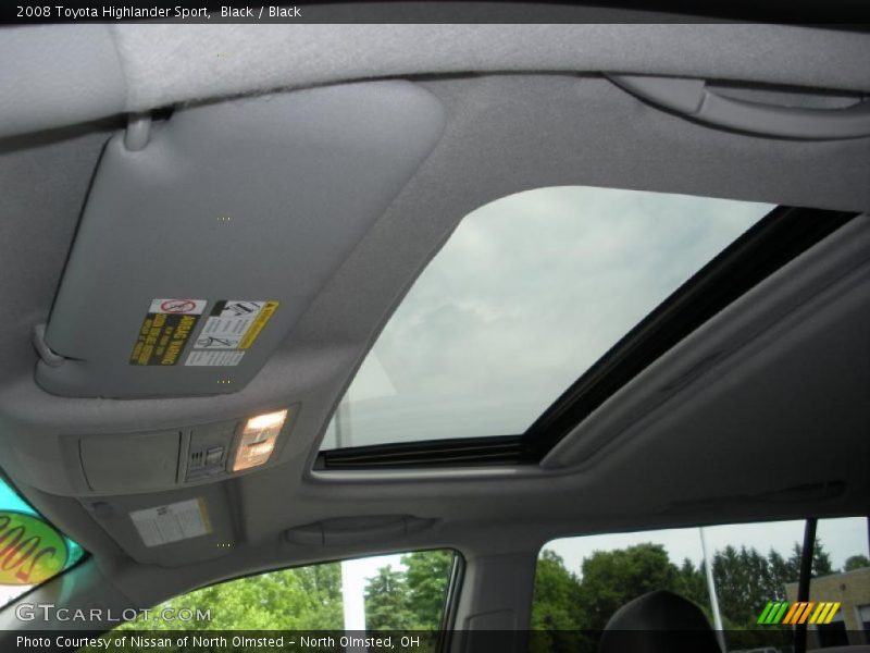 Black / Black 2008 Toyota Highlander Sport