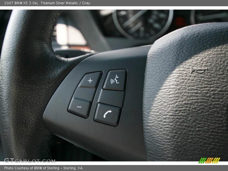 Titanium Silver Metallic / Gray 2007 BMW X5 3.0si