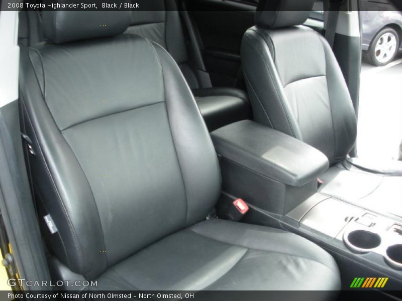 Black / Black 2008 Toyota Highlander Sport