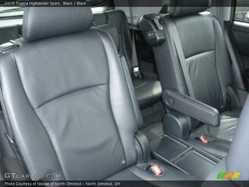 Black / Black 2008 Toyota Highlander Sport