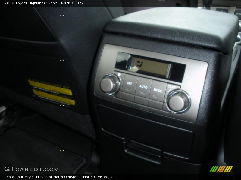 Black / Black 2008 Toyota Highlander Sport