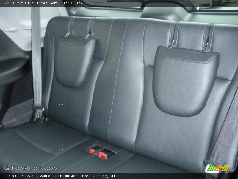 Black / Black 2008 Toyota Highlander Sport