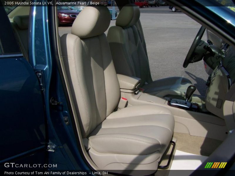 Aquamarine Pearl / Beige 2006 Hyundai Sonata LX V6