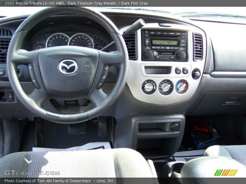 Dark Titanium Gray Metallic / Dark Flint Gray 2003 Mazda Tribute LX-V6 4WD