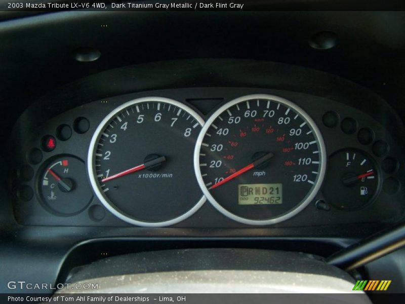Dark Titanium Gray Metallic / Dark Flint Gray 2003 Mazda Tribute LX-V6 4WD