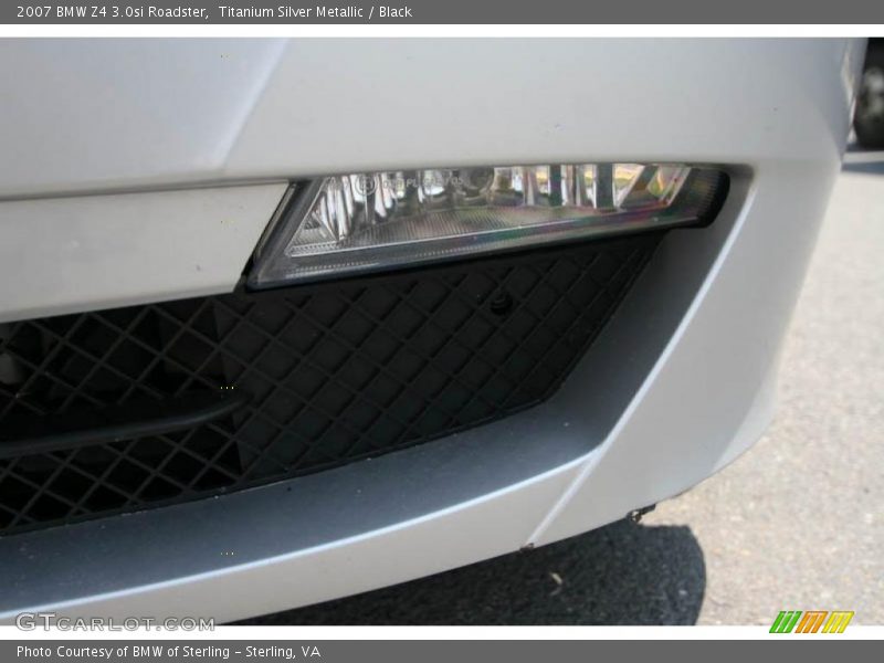 Titanium Silver Metallic / Black 2007 BMW Z4 3.0si Roadster