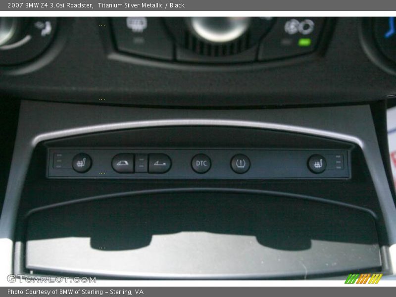 Titanium Silver Metallic / Black 2007 BMW Z4 3.0si Roadster