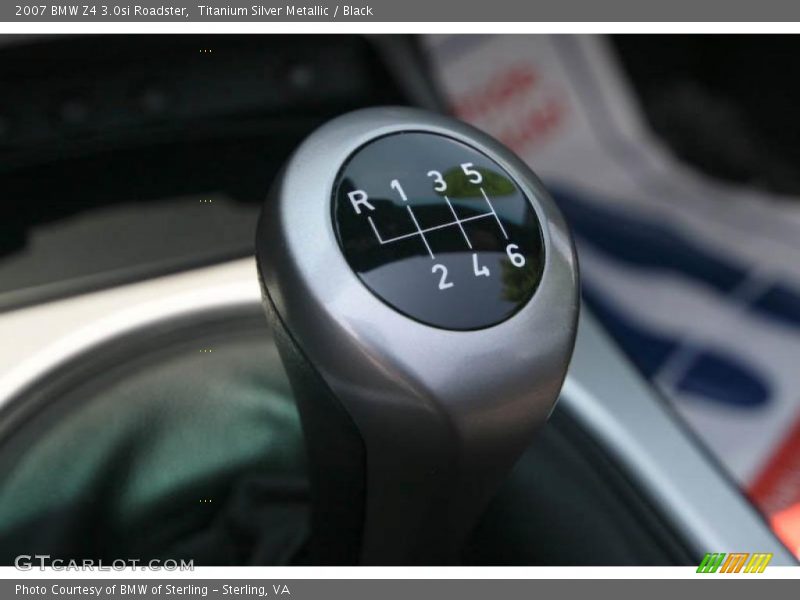 Titanium Silver Metallic / Black 2007 BMW Z4 3.0si Roadster