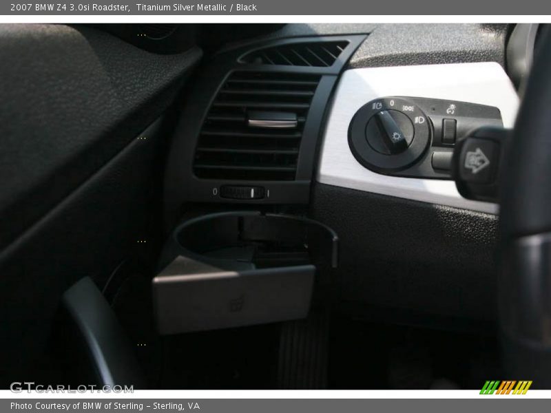 Titanium Silver Metallic / Black 2007 BMW Z4 3.0si Roadster