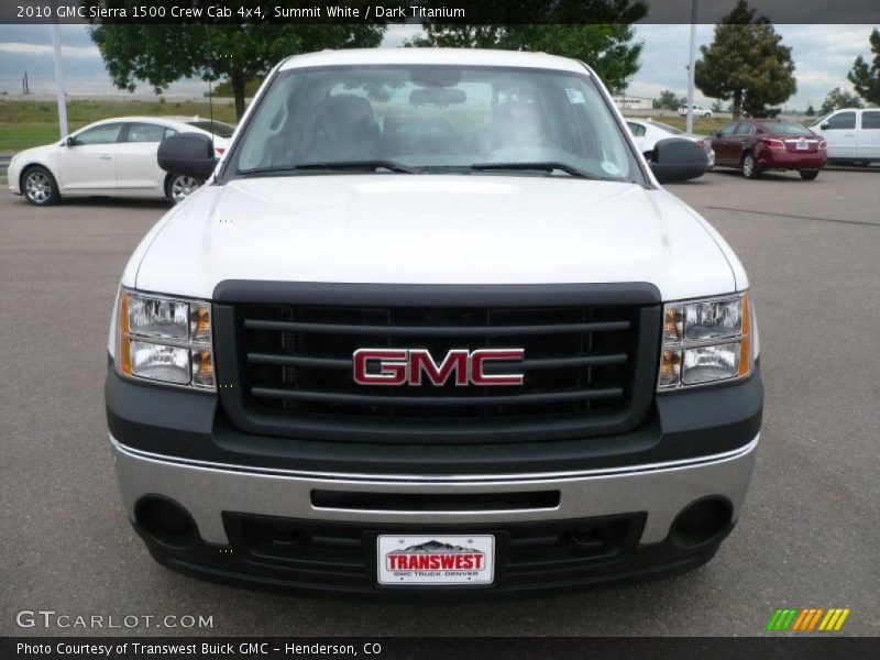 Summit White / Dark Titanium 2010 GMC Sierra 1500 Crew Cab 4x4