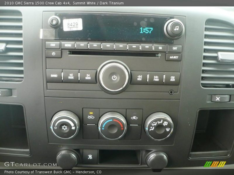 Summit White / Dark Titanium 2010 GMC Sierra 1500 Crew Cab 4x4