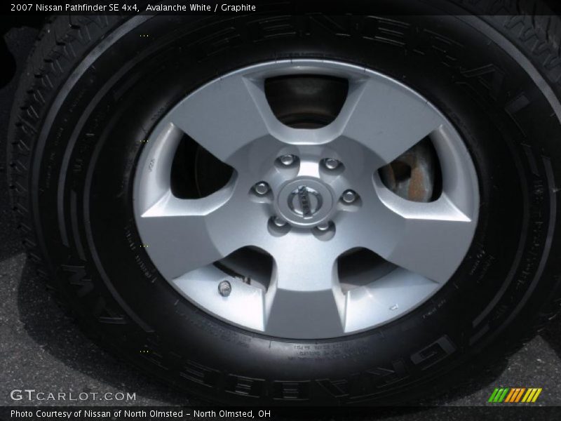 Avalanche White / Graphite 2007 Nissan Pathfinder SE 4x4