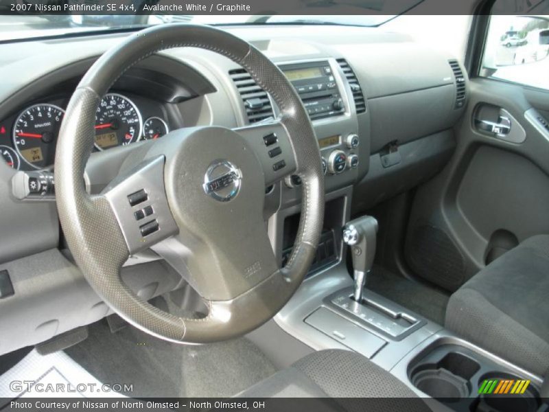 Avalanche White / Graphite 2007 Nissan Pathfinder SE 4x4