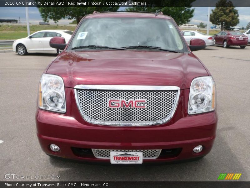 Red Jewel Tintcoat / Cocoa/Light Cashmere 2010 GMC Yukon XL Denali AWD
