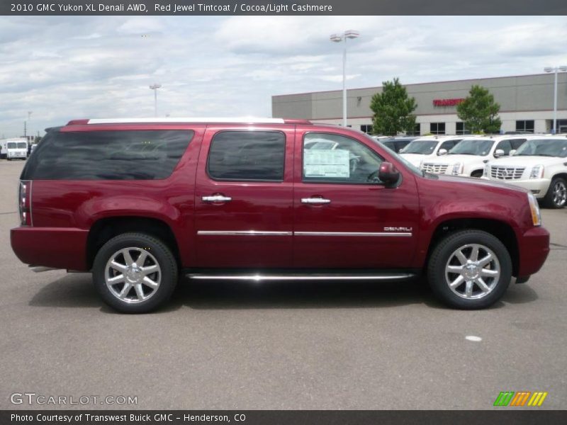 Red Jewel Tintcoat / Cocoa/Light Cashmere 2010 GMC Yukon XL Denali AWD
