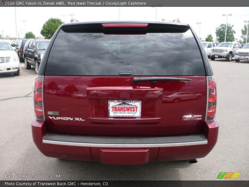 Red Jewel Tintcoat / Cocoa/Light Cashmere 2010 GMC Yukon XL Denali AWD