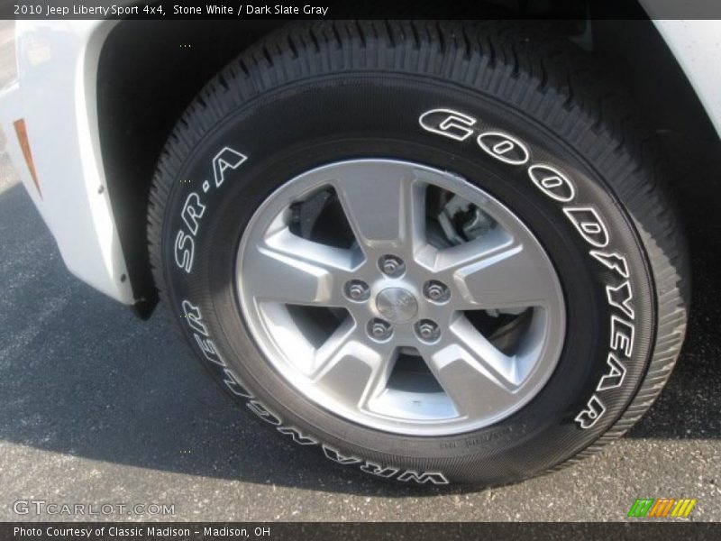 Stone White / Dark Slate Gray 2010 Jeep Liberty Sport 4x4