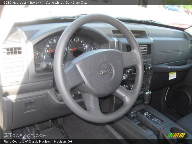 Stone White / Dark Slate Gray 2010 Jeep Liberty Sport 4x4
