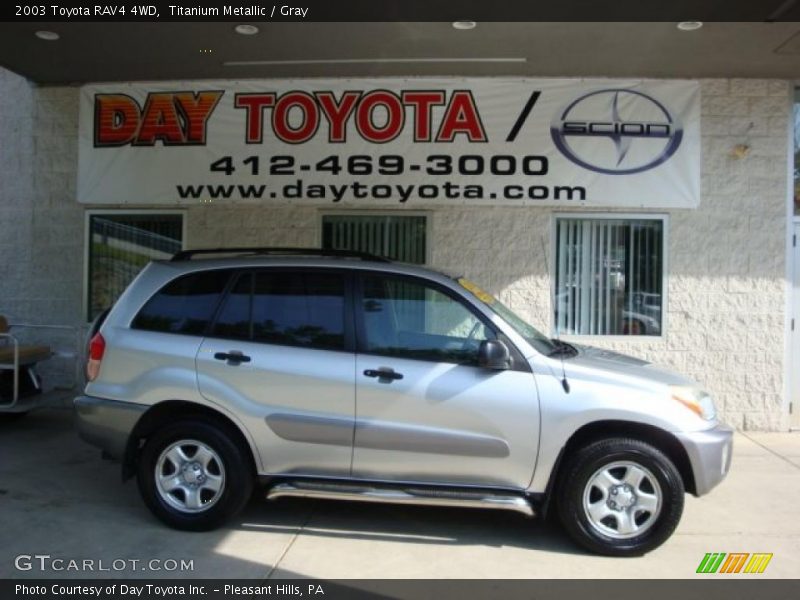 Titanium Metallic / Gray 2003 Toyota RAV4 4WD