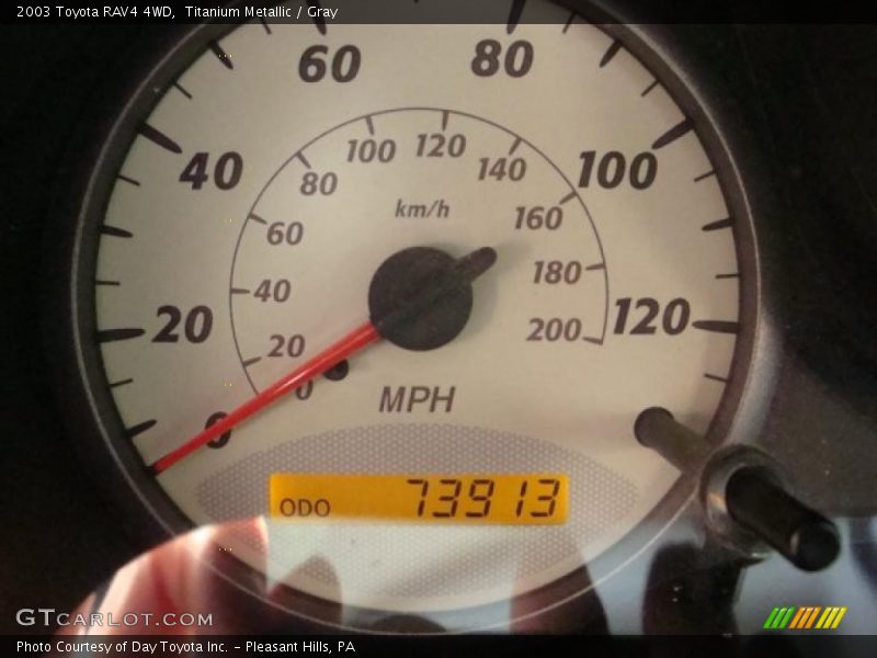 Titanium Metallic / Gray 2003 Toyota RAV4 4WD
