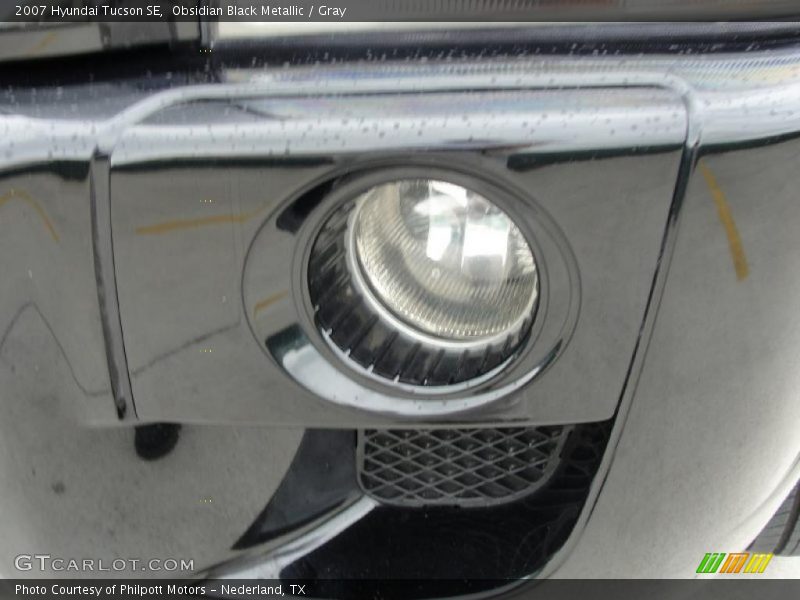 Obsidian Black Metallic / Gray 2007 Hyundai Tucson SE