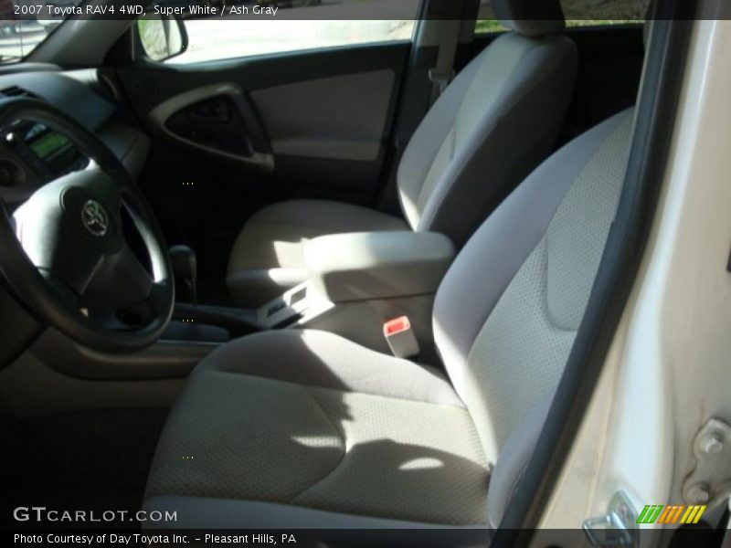 Super White / Ash Gray 2007 Toyota RAV4 4WD