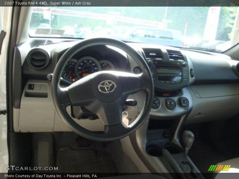 Super White / Ash Gray 2007 Toyota RAV4 4WD