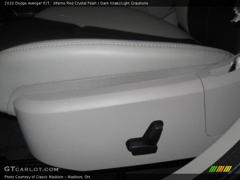 Inferno Red Crystal Pearl / Dark Khaki/Light Graystone 2010 Dodge Avenger R/T