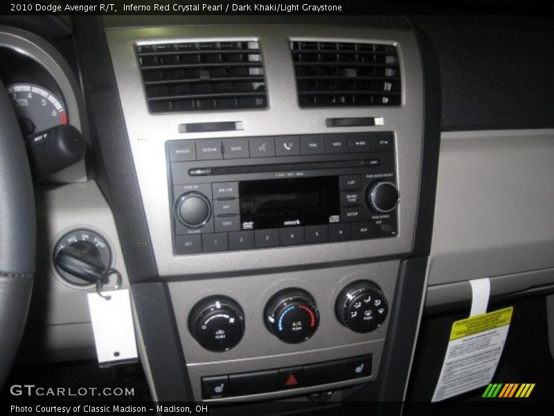Inferno Red Crystal Pearl / Dark Khaki/Light Graystone 2010 Dodge Avenger R/T