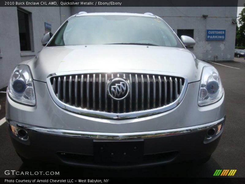 Quicksilver Metallic / Ebony/Ebony 2010 Buick Enclave CXL AWD
