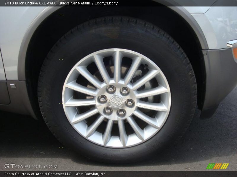 Quicksilver Metallic / Ebony/Ebony 2010 Buick Enclave CXL AWD