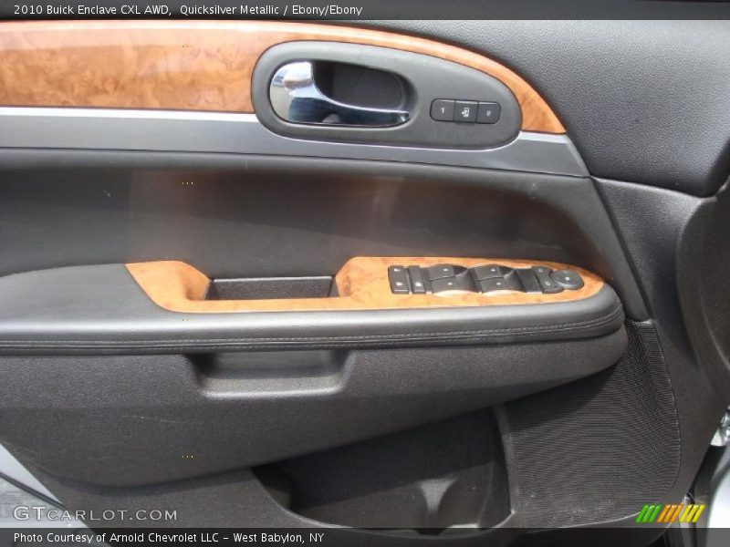 Quicksilver Metallic / Ebony/Ebony 2010 Buick Enclave CXL AWD