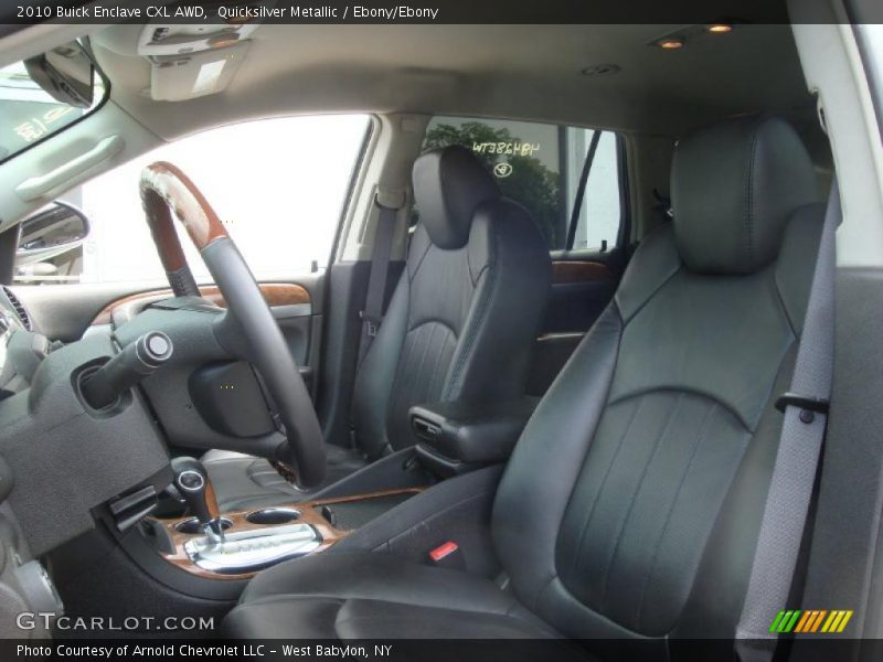 Quicksilver Metallic / Ebony/Ebony 2010 Buick Enclave CXL AWD