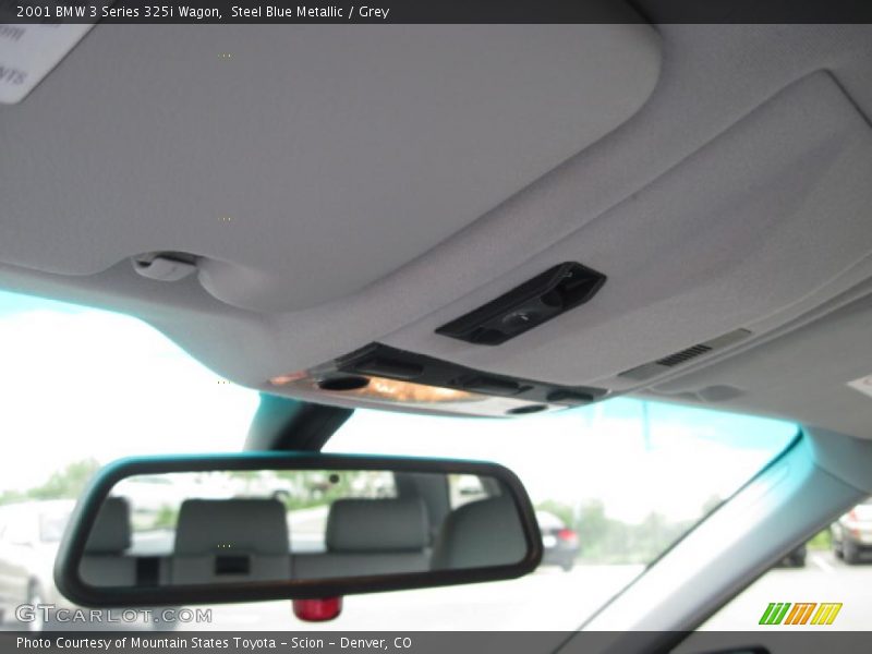 Steel Blue Metallic / Grey 2001 BMW 3 Series 325i Wagon