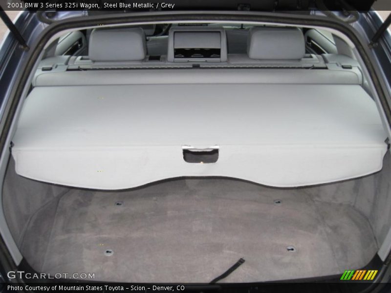 Steel Blue Metallic / Grey 2001 BMW 3 Series 325i Wagon