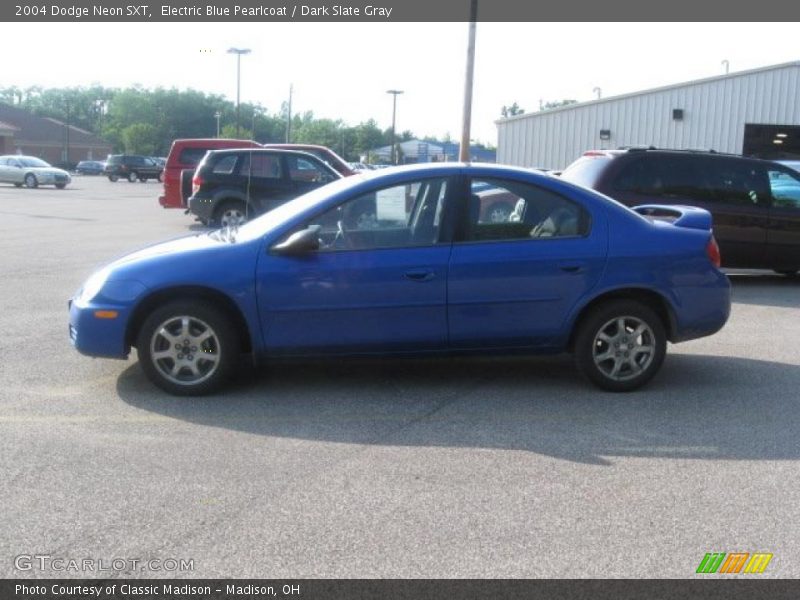 Electric Blue Pearlcoat / Dark Slate Gray 2004 Dodge Neon SXT