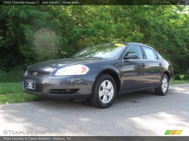 Slate Metallic / Ebony Black 2008 Chevrolet Impala LT