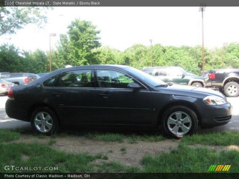Slate Metallic / Ebony Black 2008 Chevrolet Impala LT